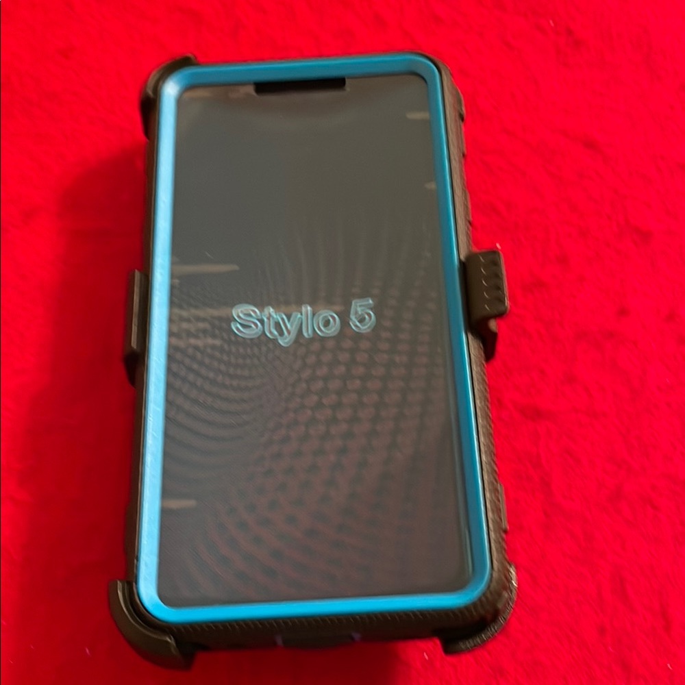 LG  Stylo 5 Blue & Black Phone Case- Rugged Series